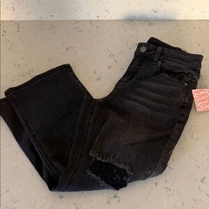 Fabkids Black Distressed Skinny Jeans
